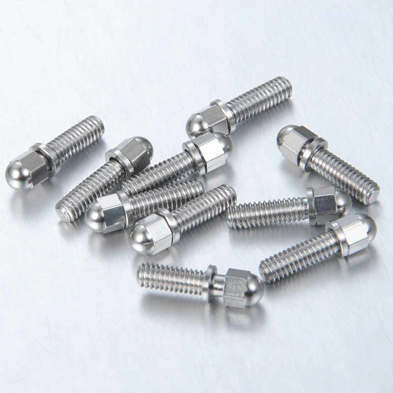 AXSPEED 10Pcs Metal M2/M2.5/M3 Ball Head Hex Screws & Tool for Axial SCX10 1/10 RC Crawler Car Truck Upgrade Parts Accessories