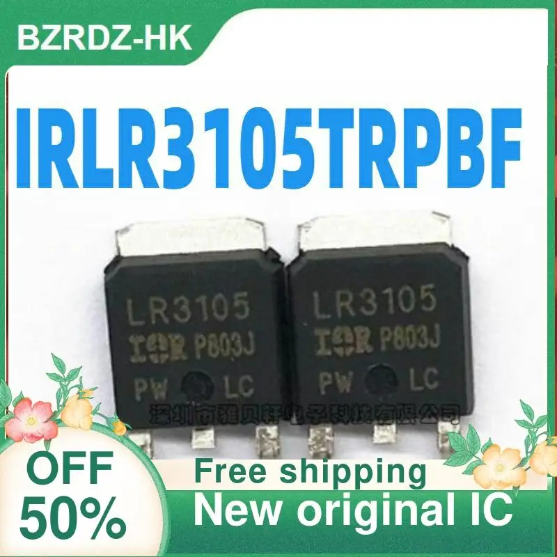 10PCS  IRLR3105TRPBF  25A 55V TO252 MOS nuevo original