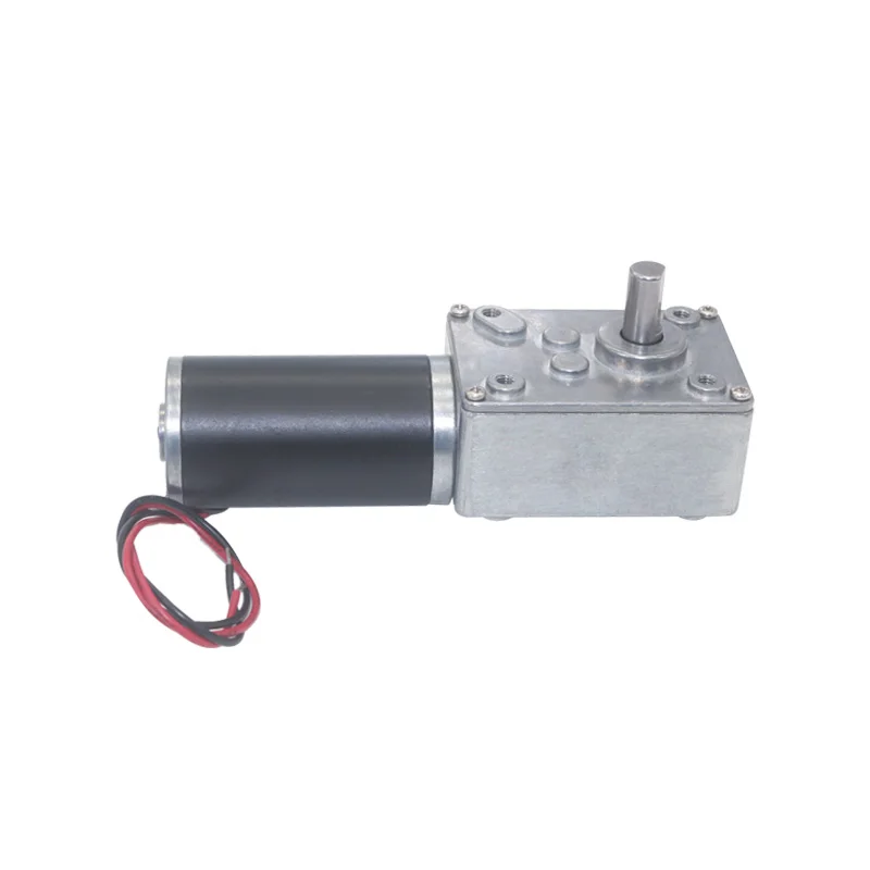 5840-31zy DC12V 24V Powerful Torque Turbo Worm Geared Motor Type-D Shaft High Power Reversed Low Speed Big Worm Gear Motor