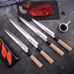 Cuchillo japonés Sashimi para Sushi, de 10 pulgadas utensilio de cocina, para cortar Sushi, filetear pescado