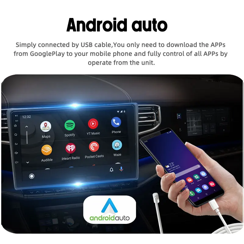 CarPlay Android 8" (1+16G) dla Buick Encore Hummer H2 GMC + kamera 4LED