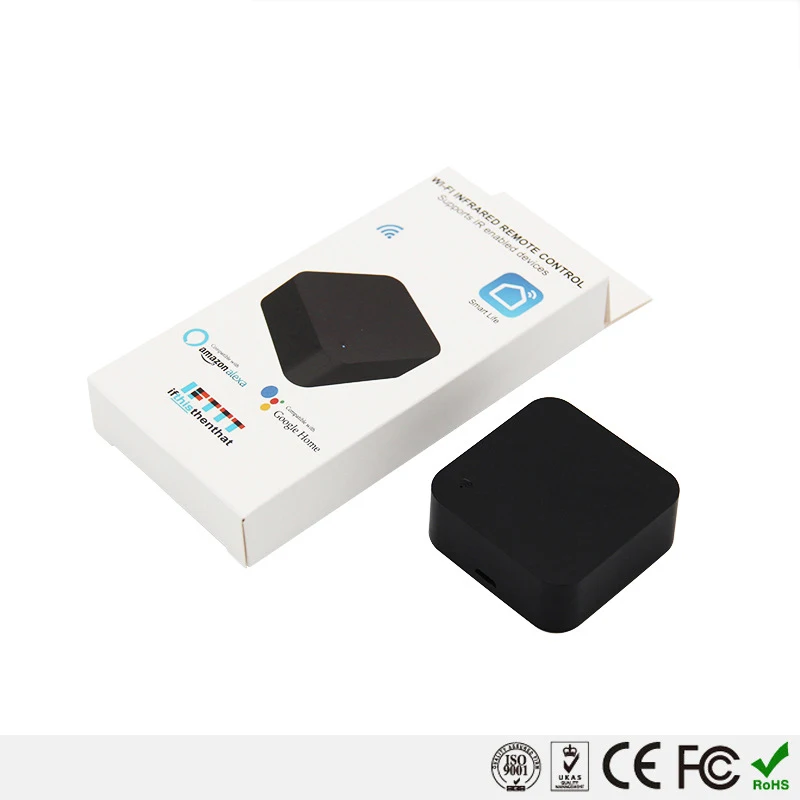 Smallest Min WiFi Smart IR Remote Controller Smart Home Compatible with Alexa, Google Assistant, IFTTT, Smart Life, TuyaSmart