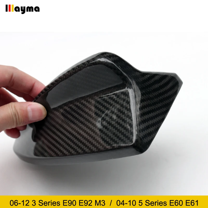 

Carbon Fiber Shark Fin Antenna Cover For BMW 3 series 320i E90 LCI E92 M3 5 series 535i E60 M5 E61 car Styling CF Accessories