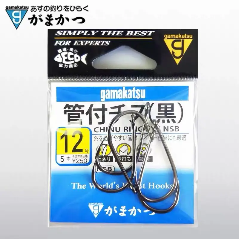 Gamakatsu Hook 6packs/lotGamakatsu Super High Carbon Steel Barbed Hook Sharp Hook Boat Raft Fishhook Lure Worm Fishing Tackle