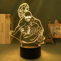 Veilleuse LED Manga pour chambre à coucher, Jujutsu Kaimmer, Toji Fushigflats, lampe Anime 3D, lampe acrylique, décoration de chambre, cadeau