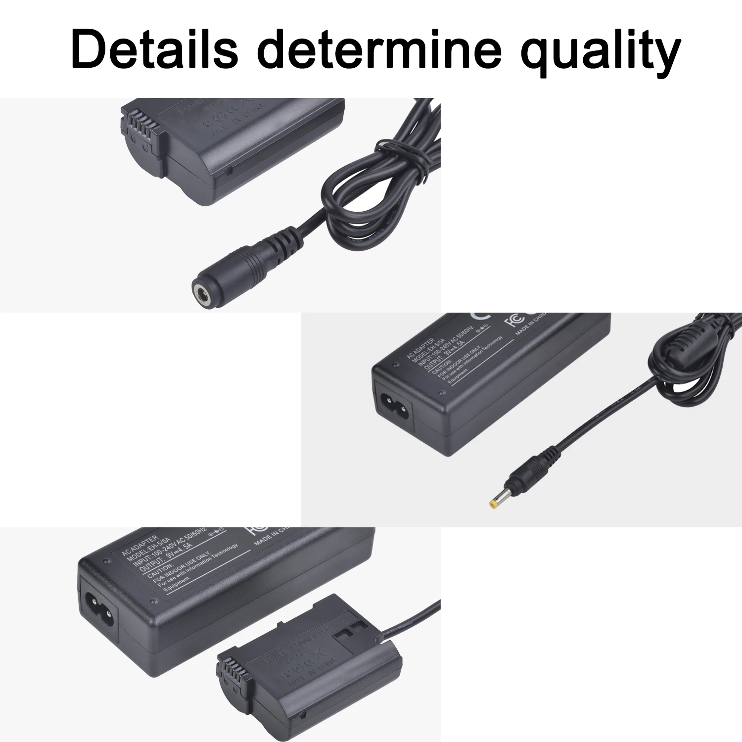 EP-5B AC DC Power Adapter EN-EL15 Dummy Battery Kit for Nikon  Z6 Z7 D7500 D7200 D7000 D7100 D750 D780 D800 D810 D850 1V1