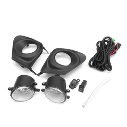 For 2011-2013 Toyota Corolla Clear Bumper Fog Lights Lamps+Cover +Switch Wiring