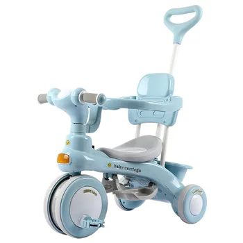 LazyChild Pedal Trike Baby Balance Bike Multifunctional 1-6 Years Children Bicycle Kids Cart Gift for Baby 2023 New Dropshipping