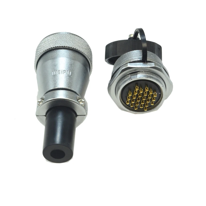 Original WEIPU WS28 TQ + Z ZM ZG 2 3 4 7 8 9 10 12 16 17 20 24 26 Pin Stecker Weiblich TQ Sleeve Kabel Stecker Männlichen Runde Buchse – Detail 10