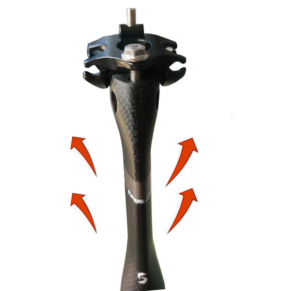 Carbon blade Seatpost Mountain Bike Road bike Seat post MTB Carbon fiber seat tube Offset 27.2/30.8/31.6 cycling parts