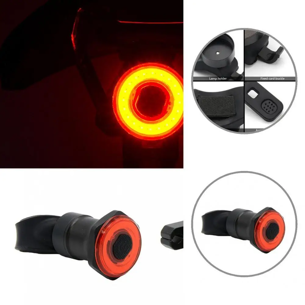 

1 Set Convenient High-hardness USB Charging Bike Rear Light Fine Workmanship Cycling Taillight Waterproof for MTB