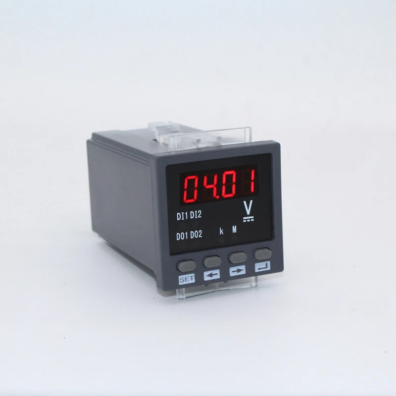 

Free shipping !!! single phase digital voltage meter DC 0-500V voltage instrument LED display Mini V meter in stock