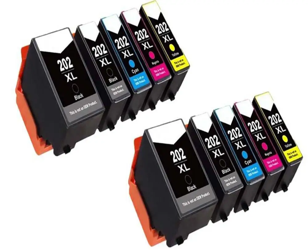 10PK E202XL Compatible ink Cartridges For Epson Expression Photo XP-6000 XP-6005 XP-6000 XP-6005 XP-6100 XP-6105