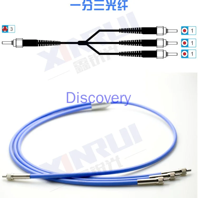 Y-type Fiber 1 Minute 3 Fiber SMA905 Fiber Bundle SMA905 Multi-core Fiber 400um Silica Fiber