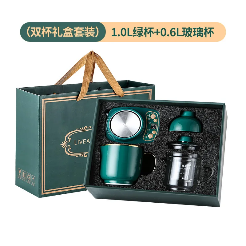 110V อเมริกันสุขภาพตุ๋นไฟฟ้าถ้วยสำนักงานชาขนาดเล็กและโจ๊กความร้อนถ้วยน้ำ