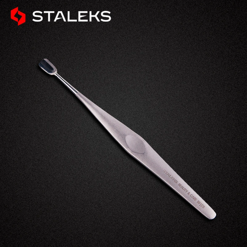 

STALEKS Stainless Steel Non-slip Dead Skin Push Does Not Hurt Nails And Exfoliating Nail Tools Cuticle Pusher PBC-10-2