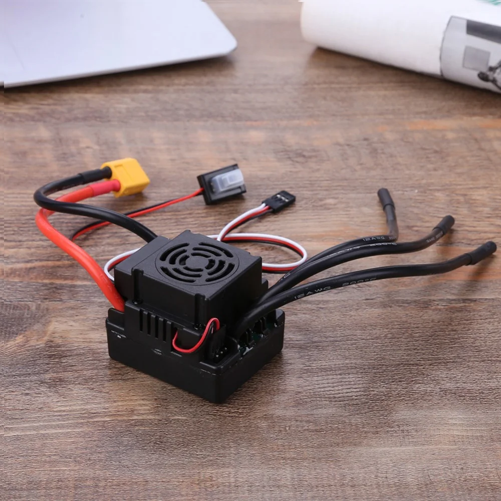 RC 80A/120A 2-4S Brushless ESC 5.8V/3A BEC LED Programe Card For 1:8 Truck Car Buggy Wltoys Accessories Parts Toy