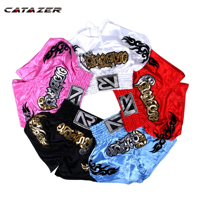 

2021 HOT Men's Boxing Pants Printing Shorts Fight Grappling Short Polyester Kick Gel Boxing Muay Thai Pants Boxing Shorts
