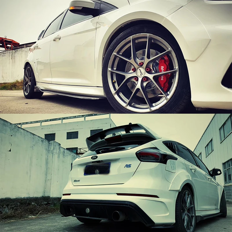 Ford Focus RS ST Körper kit fender röcke Breite körper Rad augenbraue Diffusor spoiler 2012-2018 jahr Zubehör 10 stücke