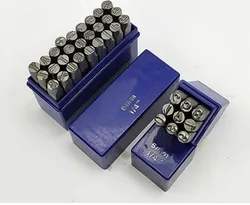 Steel Number and Letter Metal Punch Stamp Set for Jewelry Punch Tool