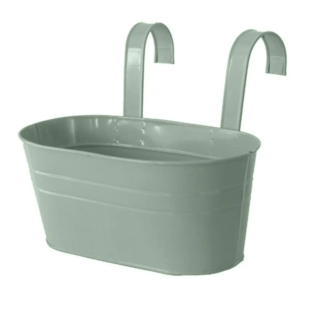 เหล็กที่ถอดออกได้ Double-Hook กระถางดอกไม้ตะกร้า Home Cafe Garden Decor