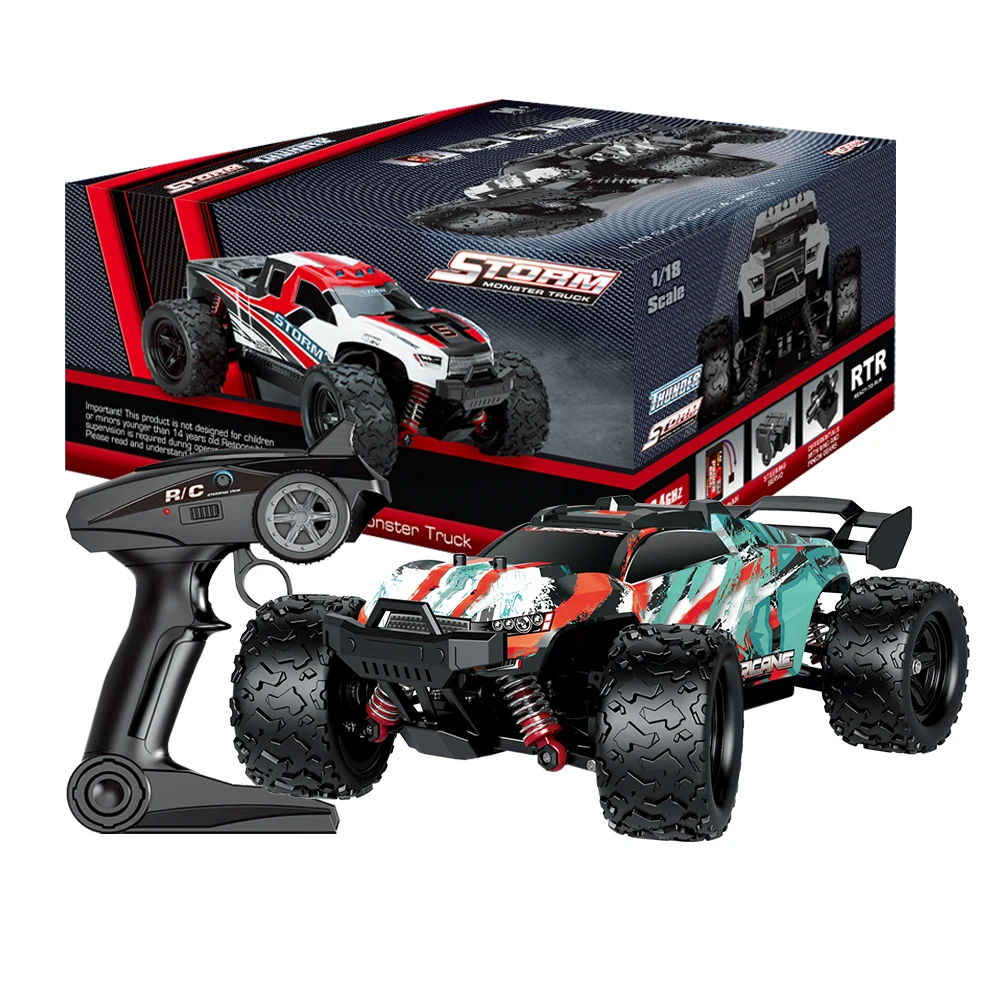 HS 18321 18322 1/18 2.4G 4WD 36km/h High Speed RC Car Model Remote Control Truck RTR Vehicle Off-road Car Electric Toy