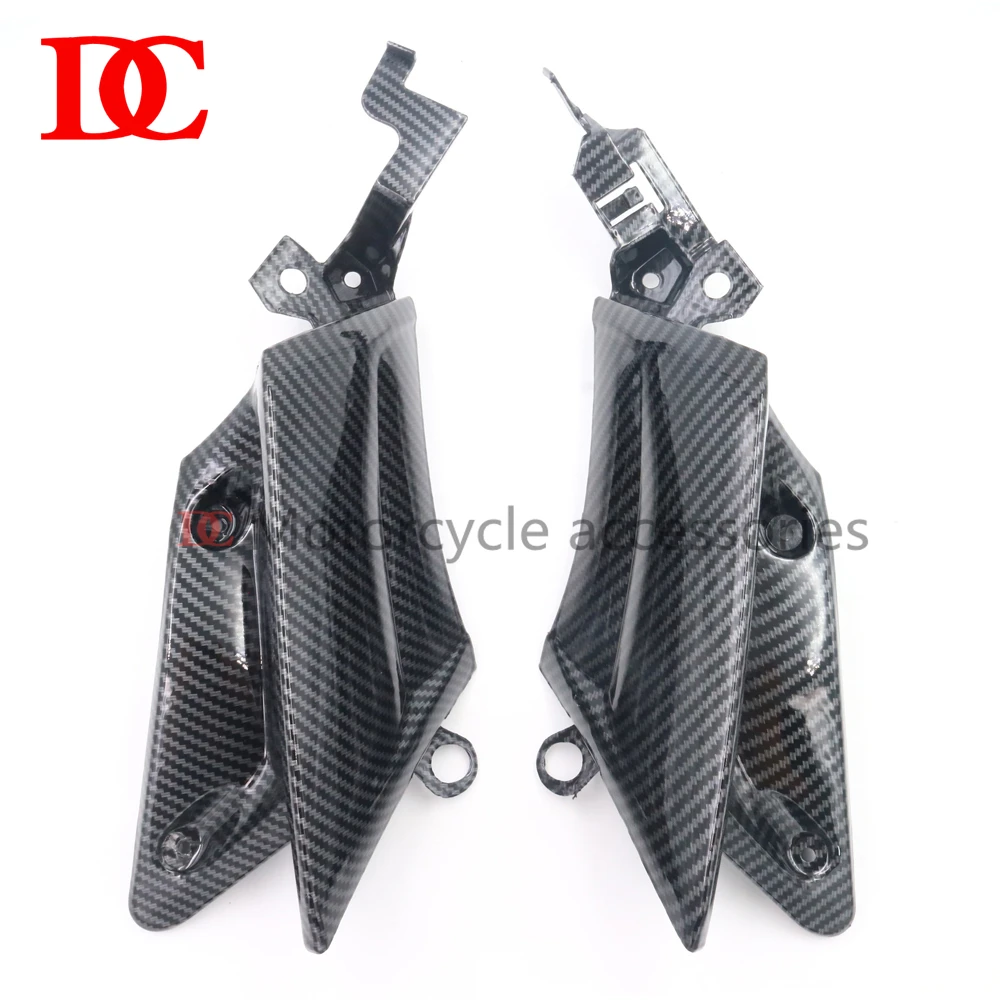 Motorcycle parts 2PCS Carbon Fiber Fairing Frame Side Cover Panel Fit For YAMAHA YZF600 YZFR6 2003 2004 2005 YZF 600 YZF R6