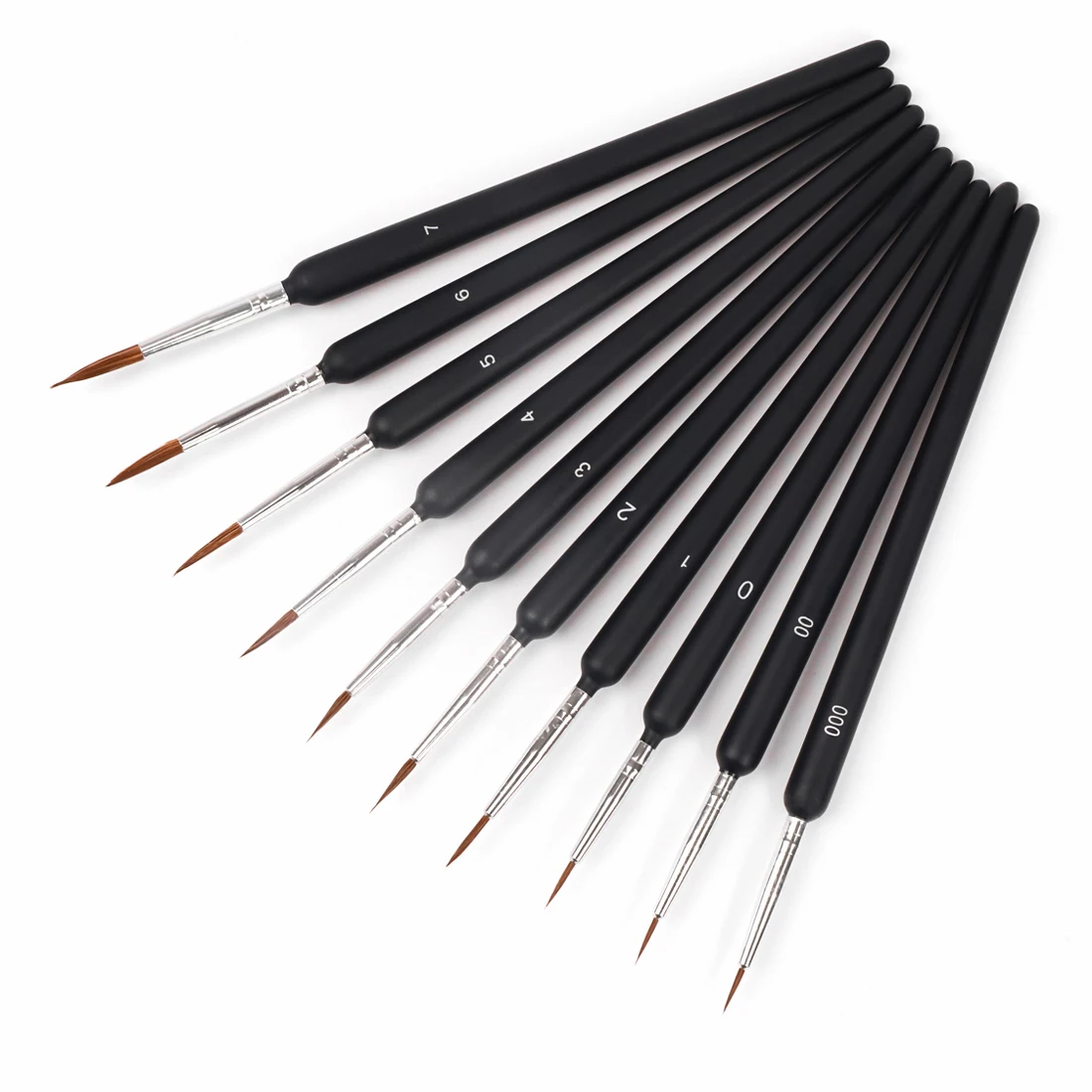 Miniature Paint Brushes Art Painting Set 20pcs High Quality For House Painting Model And Artist Kids Paint Brushes Decorating