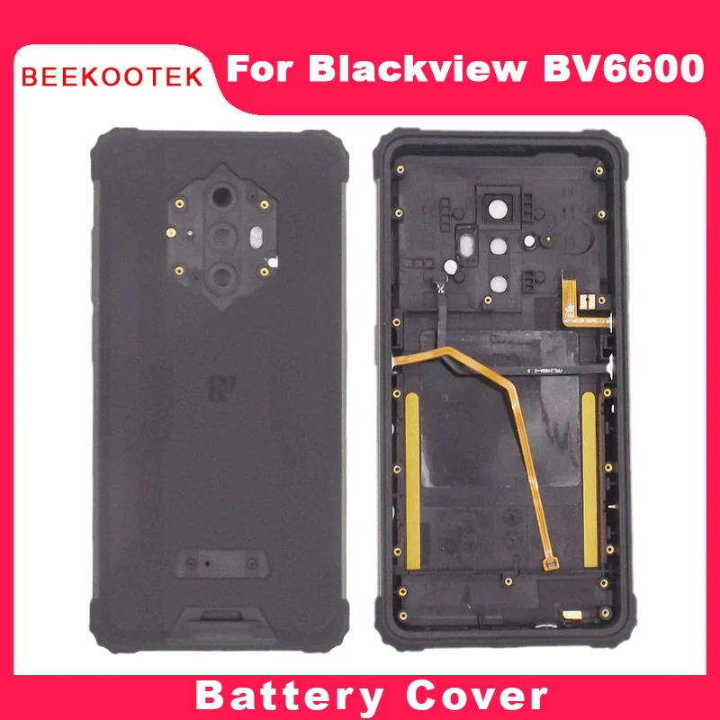 

Original For Battery Cover Housings Shell+NFC Antenna+Button+Decorative+Power Volume FPC Parts For Blackview BV6600 Smartphone