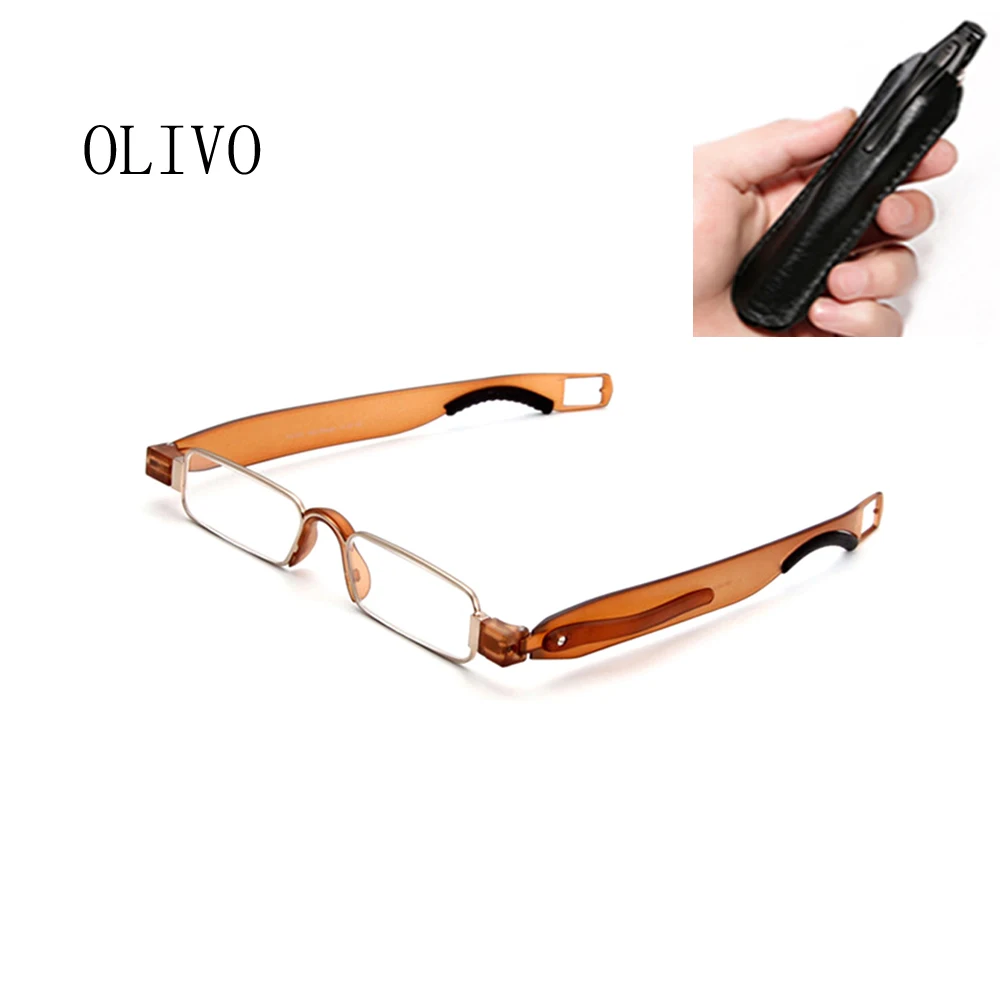 

Reading Glasses Men Women Rotation Foldable Portable Glasses With Case Blue Light Blocking Glasses Presbyopic Glasses Eyeglasses