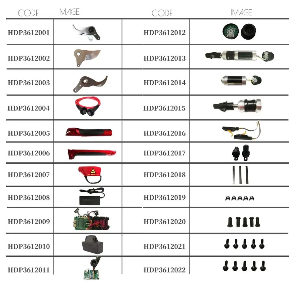 Spare Parts Link I For HDP36-1 9 Pin Pruner