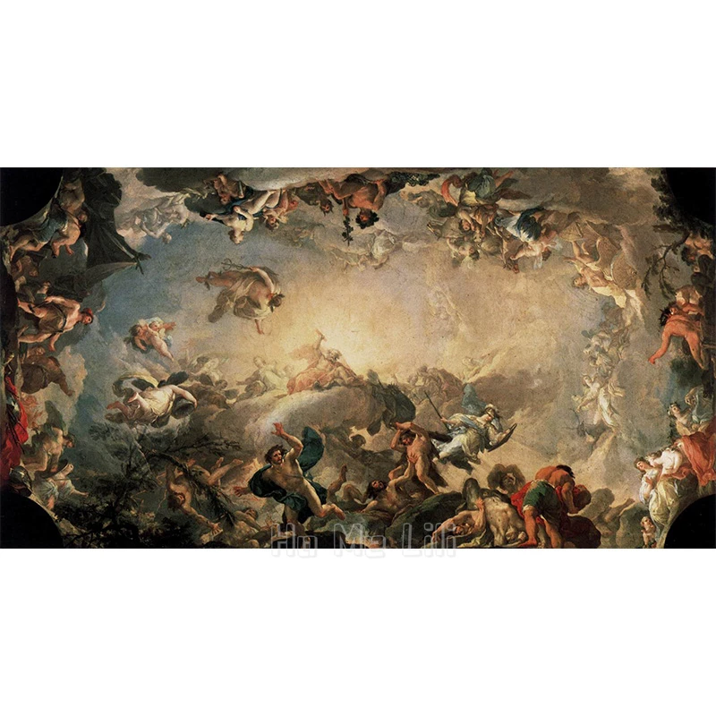 Olympus The Fall Of The Giants Wall Hanging Bedroom Living Room Home Dorm Decor