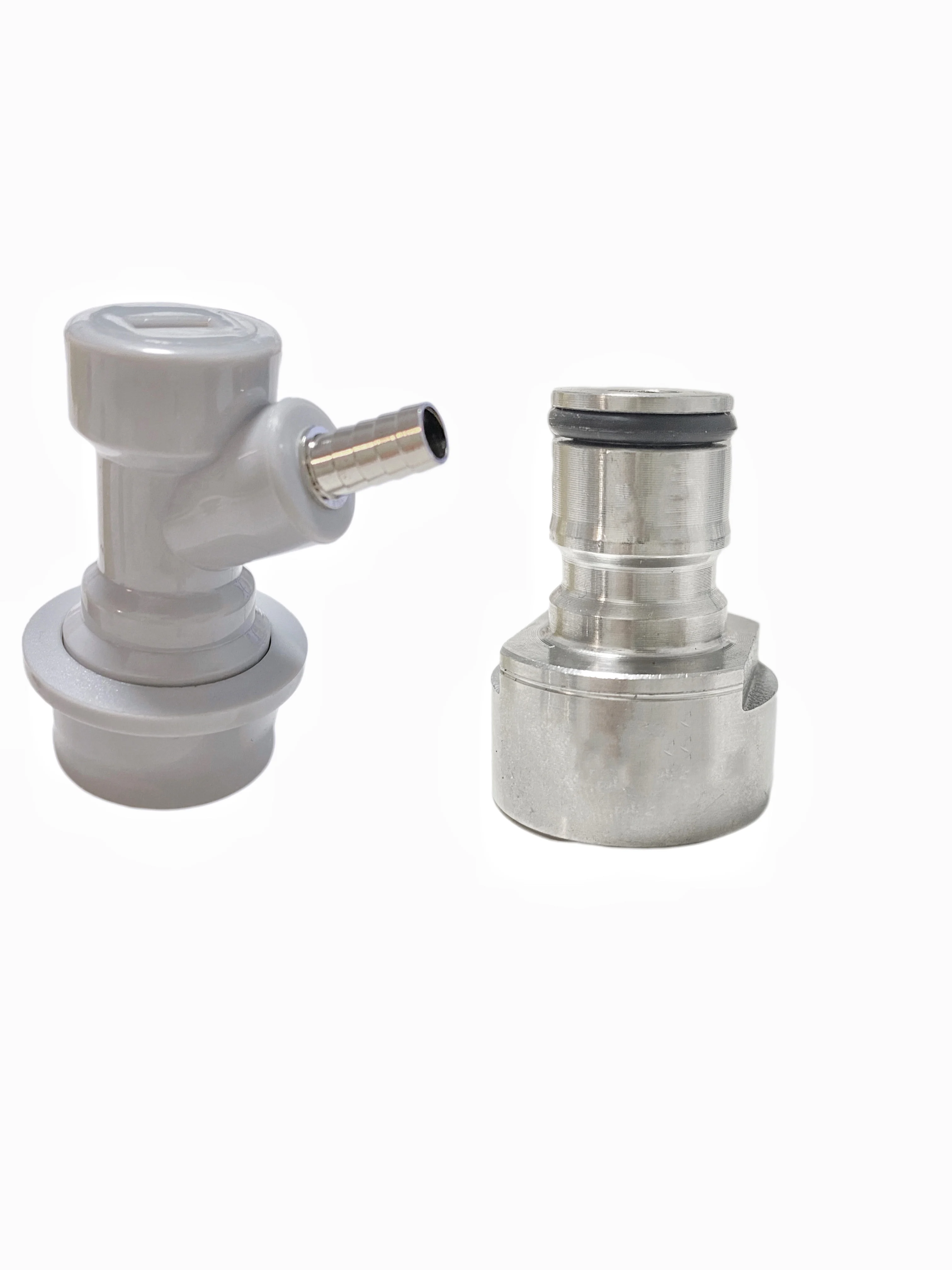 Keg Coupler Adapter Ball Lock Conversion Kit for Corneliur Keg,5/8 NPT Thread Ball Lock Post Liquid Gas Ball Lock Disconnect Se