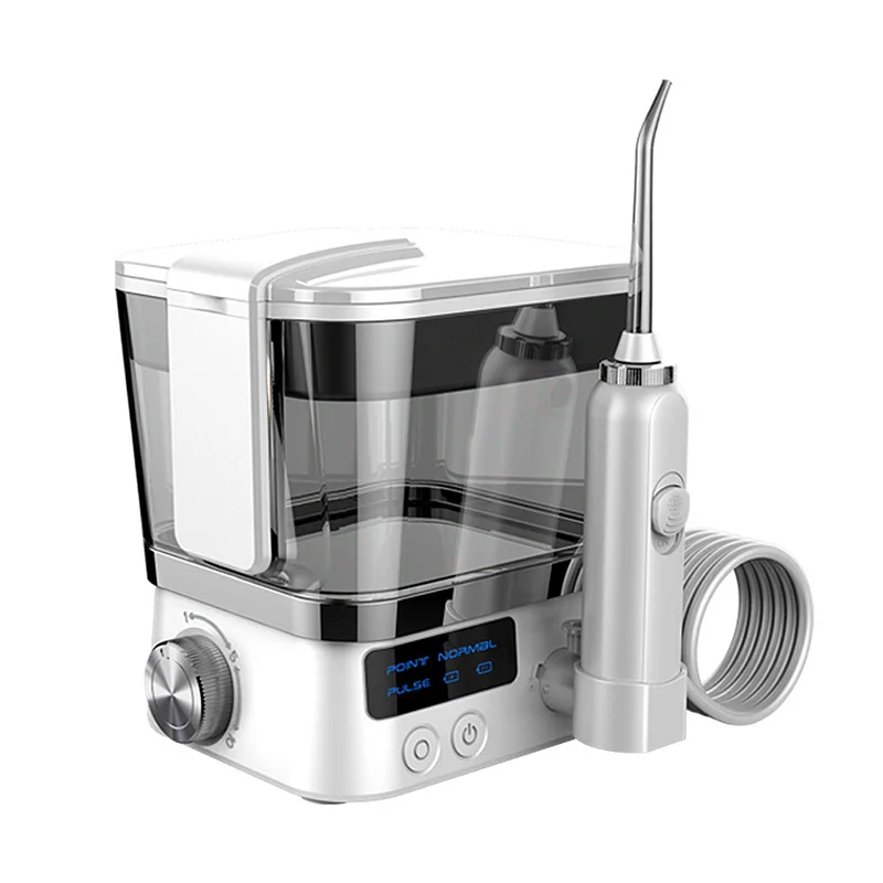 แบบพกพาชิ้นส่วนจับสำหรับทันตกรรม Oral Irrigator ช่องปาก Flosser น้ำ10โหมด Clearner 600มม.ถังน้ำ
