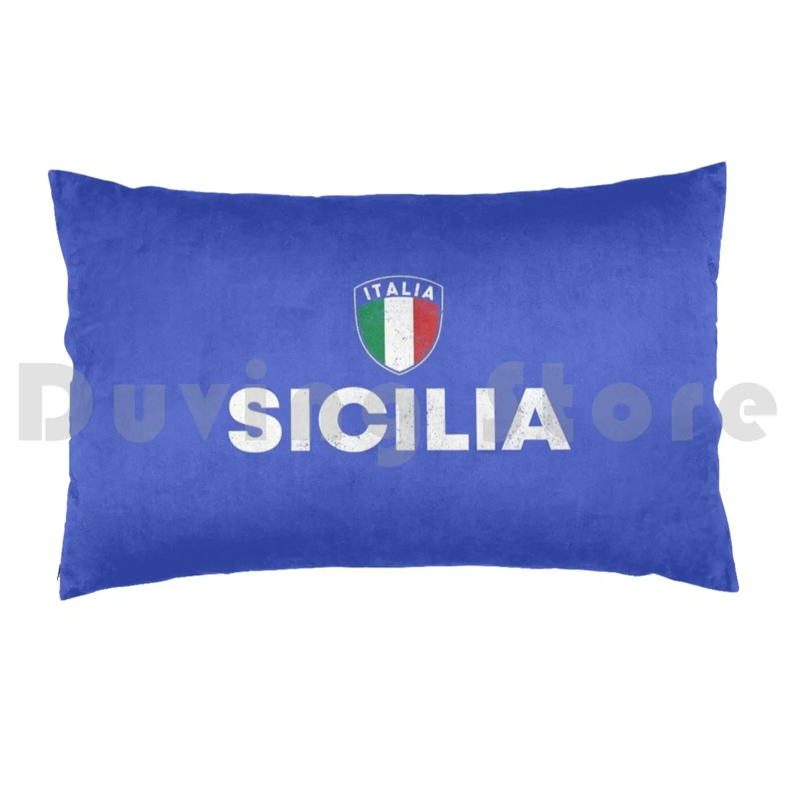 Sicilia Pride Sicilian Siciliano Heritage Pillow Case Printed 50x75 Italia Italy Italian Italian