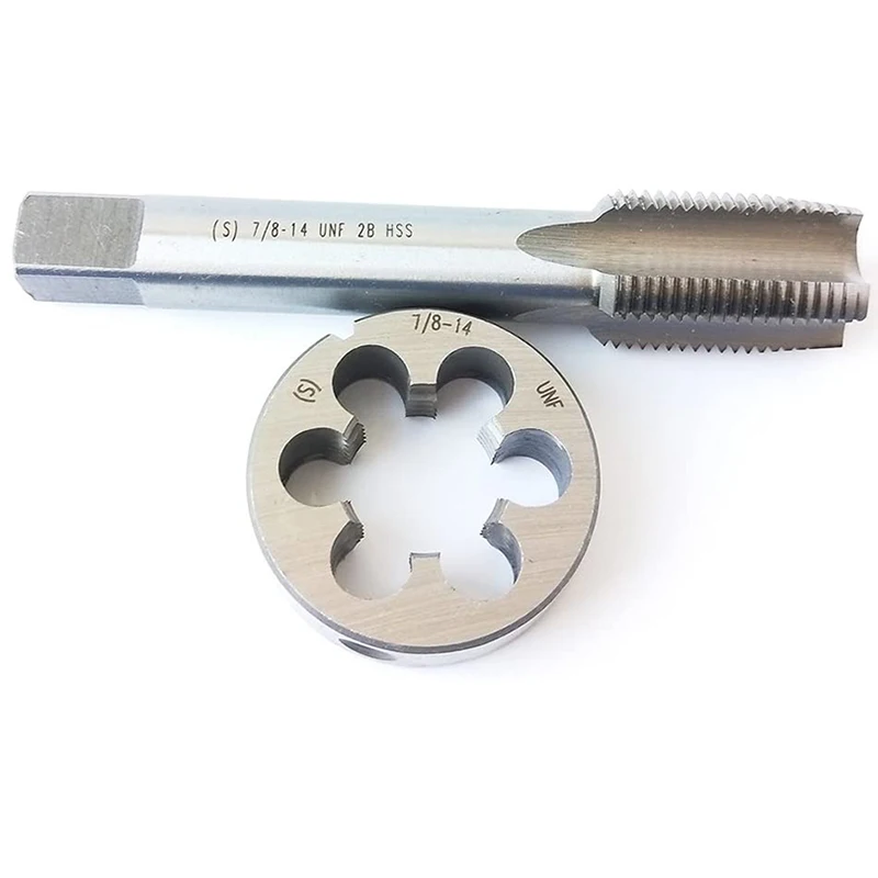 7/8-14 HSS Tap And Die Set UNF Machine Thread Tap And UNF Round Thread Die Right Hand hand tools sets