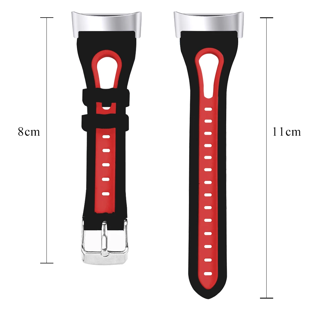 For Fitbit charge 6 5 strap silicone Wrist band Breathable Double color smart watch band for fitbit charge 5 6 bracelet correa - view 4
