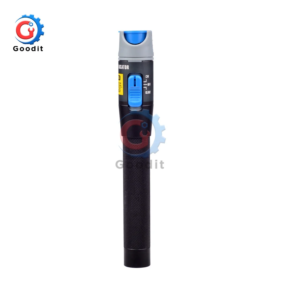 Portable Red Laser Laser FTTH Fiber Optic Source Test Pen Visual Fault Locator Fiber Optic Cable Tester 1MW 3-5KM Testing Tool