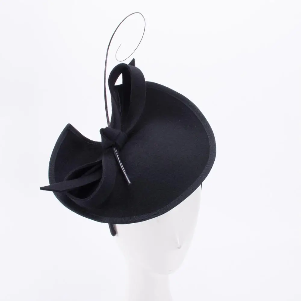 Lawliet Womens 1950s Vintage Look Wool Felt Saucer Headpiece Fascinator Cocktail Hat A570