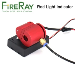 FireRay-Indicador de luz roja infrarroja láser CO2, conjunto de punto rojo, dispositivo de asistencia de posicionamiento para tubo láser YONGLI