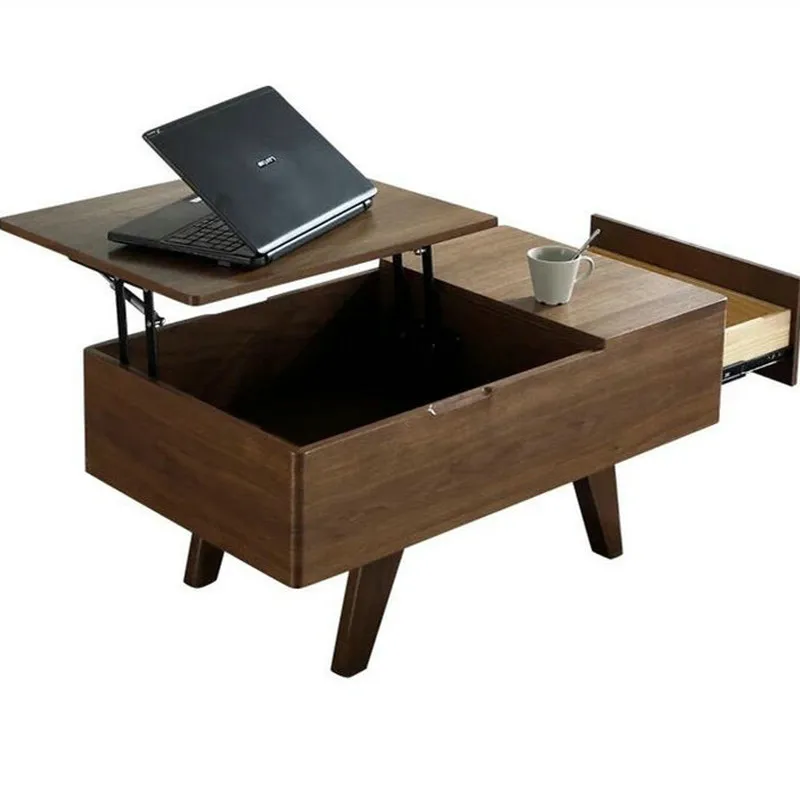 Bisagra de Elevación plegable para mesa de té, 2 piezas, amortiguador hidráulico para muebles, estante de elevación, accesorios para mesa de centro