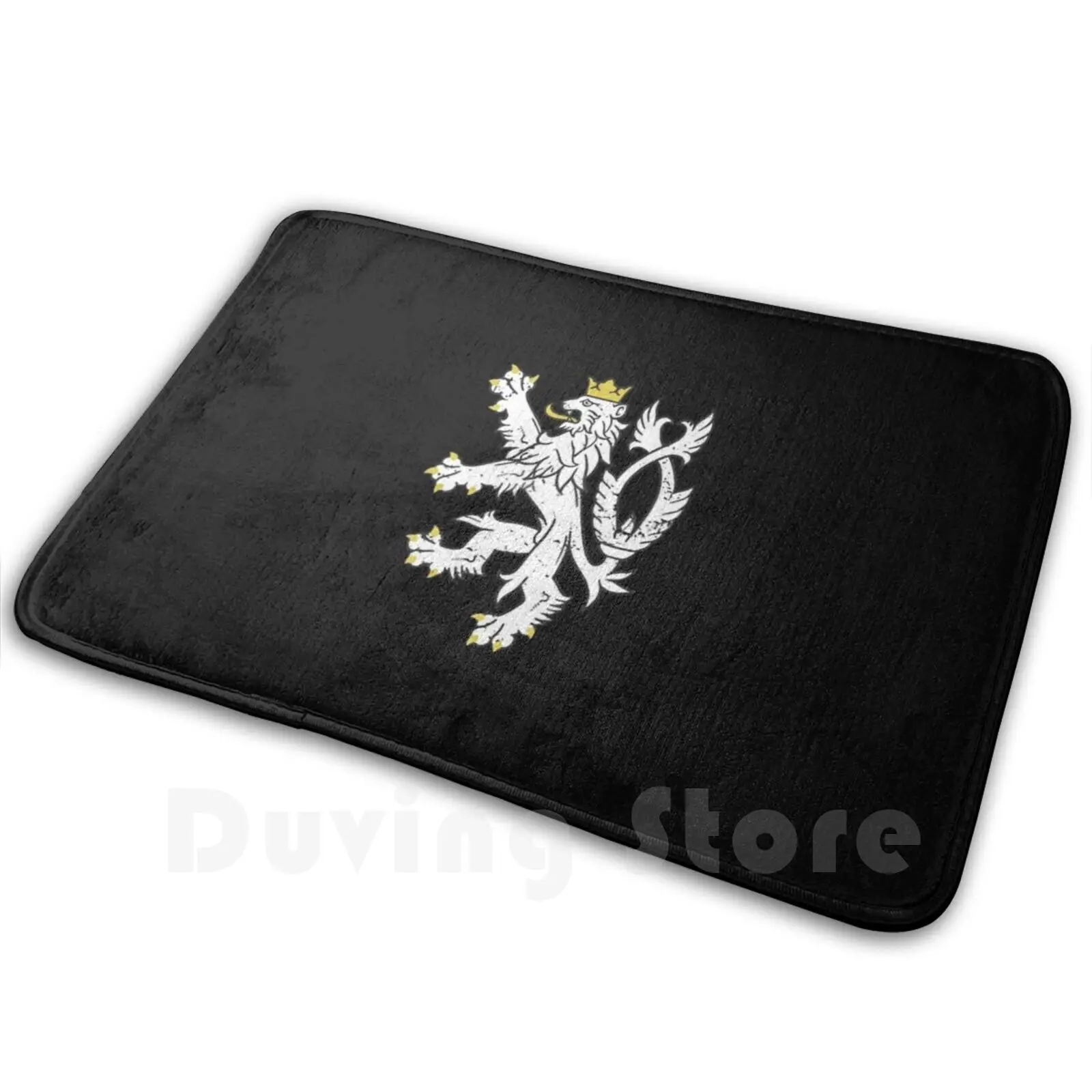 

 Eská Republika Lion Coat Of Arms | Czech Republic Souvenir Carpet Mat Rug Cushion Soft Non-Slip Czech Czech Republic