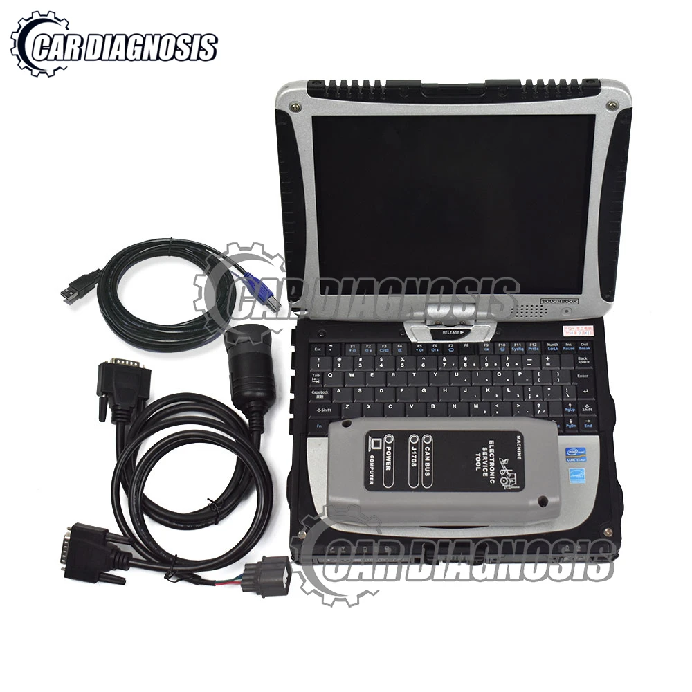 

DIAGNOSTIC KIT DLA for JCB Electronic Service Tool ServiceMaster V21.2.6 JCB diagnostic scanner tool+CF19 laptop