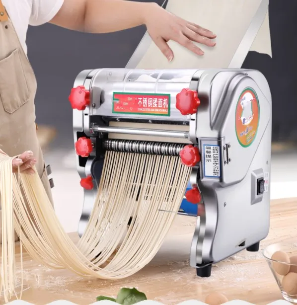 Stainless steel household electric pasta machine pressing surface mechanism commercial electric pasta machine 16cm wide