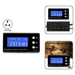 Waterproof Digital Thermostat NTC Sensor Stable Performance Versatile Day/Night Reptile Digital Temperature Controller