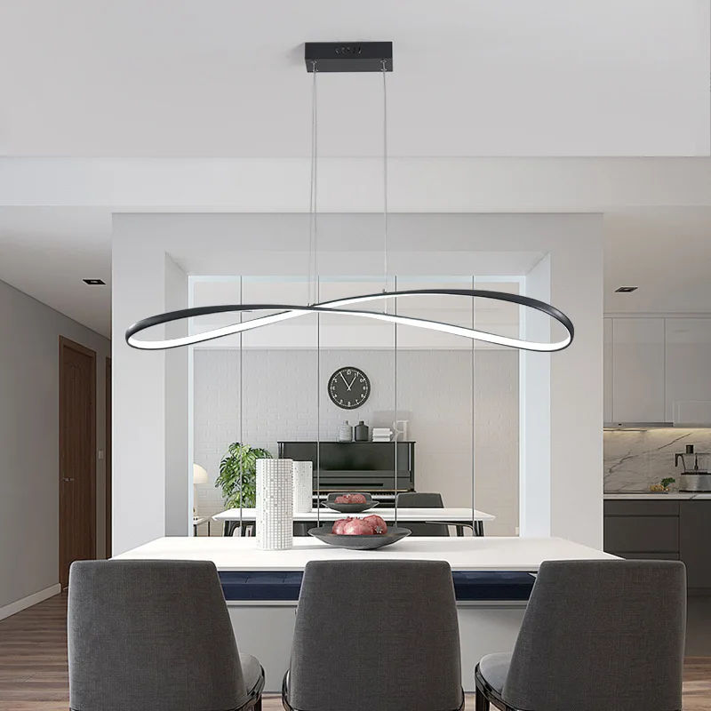 

Simple Modern ring LED pendant light lamp living room metal Hanginglamp ceiling lamps restaurant Chandelier bedroom Fixture