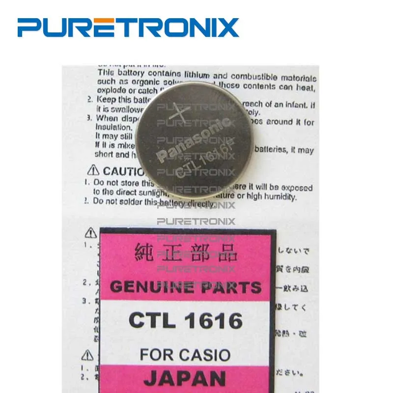 Genuine Parts CTL1616 CTL1616F NEW Watch Solar Rechargeable Battery