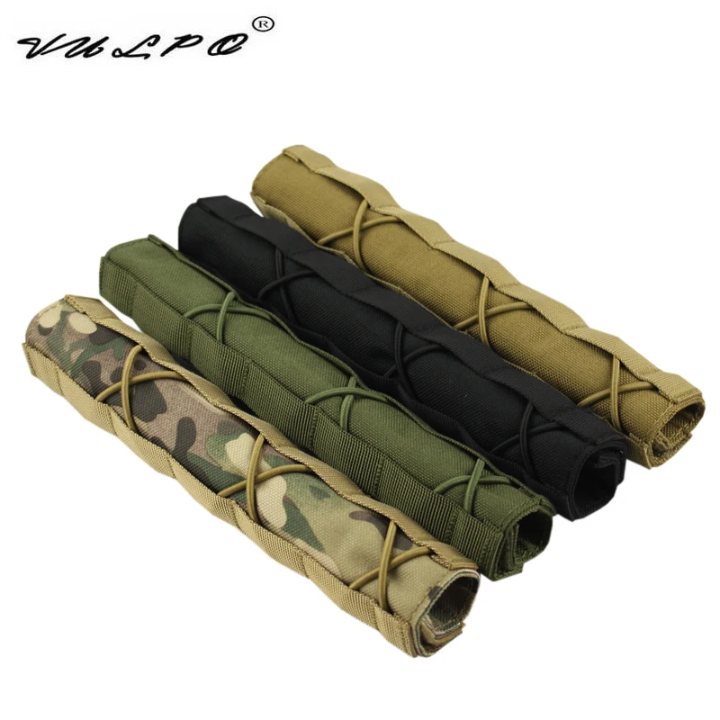 VULPO 22cm&17.8cm Silencer Protective Case Tactical Suppressor Mirage Heat Shield Sleeve Shooting Silencer Cover