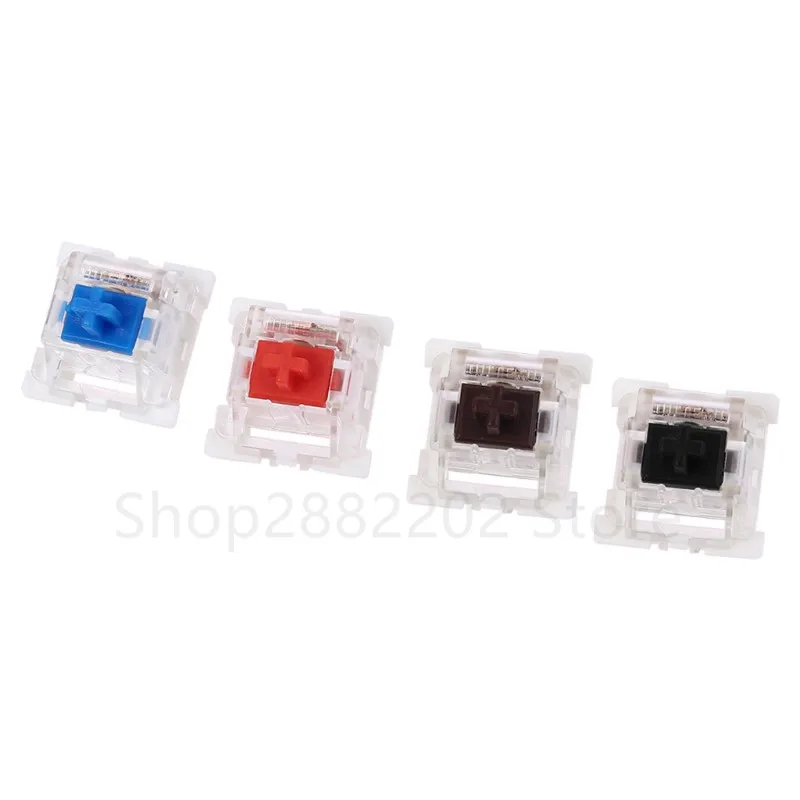 Outemu 3Pin Switches black red brown blue SMD LED Switch for Mechanical Keyboard fit for Cherry MX Gateron replacement DIY