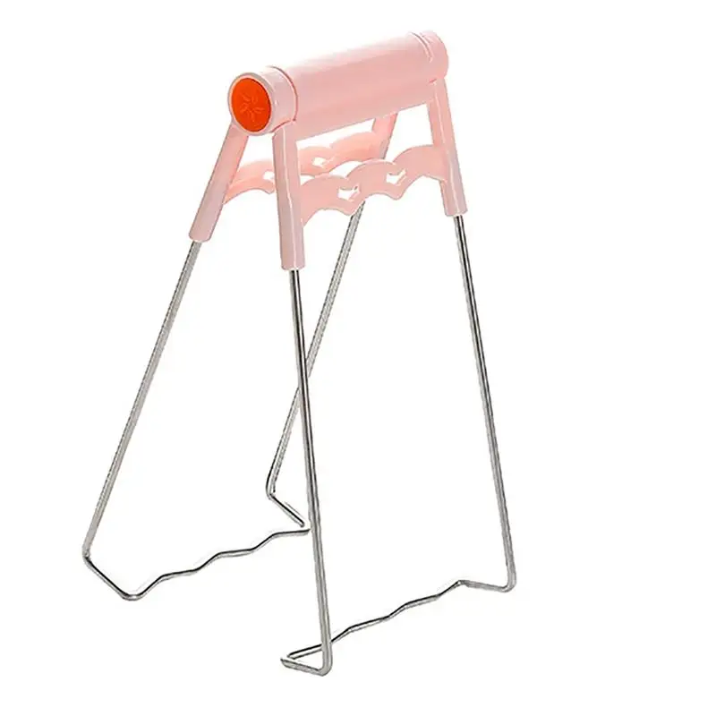 

1pc Heat Resistant Hot Plate Gripper Stainless Steel Anti-Scalding Hot Bowl Gripper Hot Pot Clip Kitchen Tools Accessories